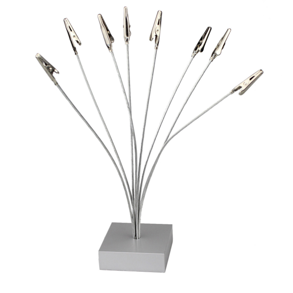 Desktop Photo Holder Picture Stand Tree with Metal Clips Creative Photo  Display Stand (8 Clips)